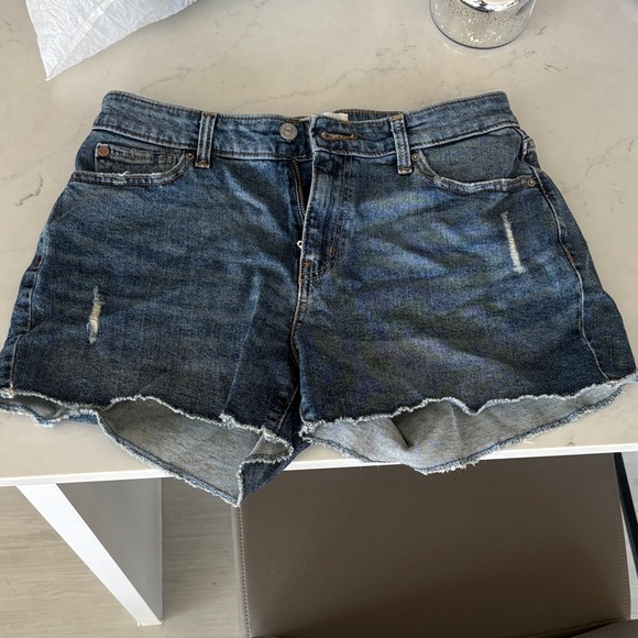 Denizen from Levi's Distressed Blue Jean Shorts - Picture 1 of 3
